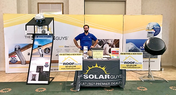 The Solar Guys Solatube Dealers in Central Florida Expo Booth