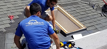 roofing experts doing Skylight Replacement