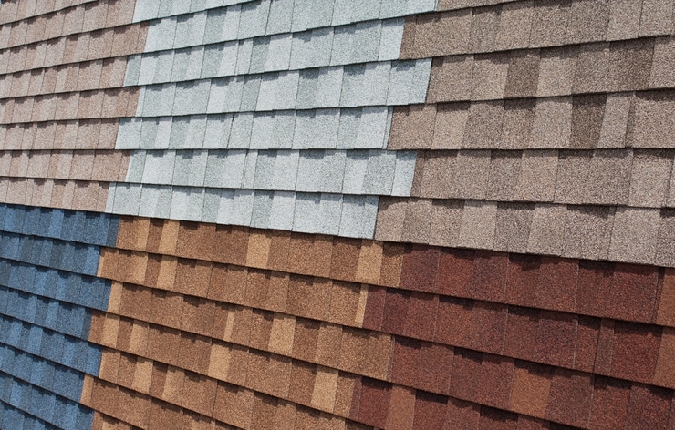 asphalt shingles come in a variety of colors for your roof