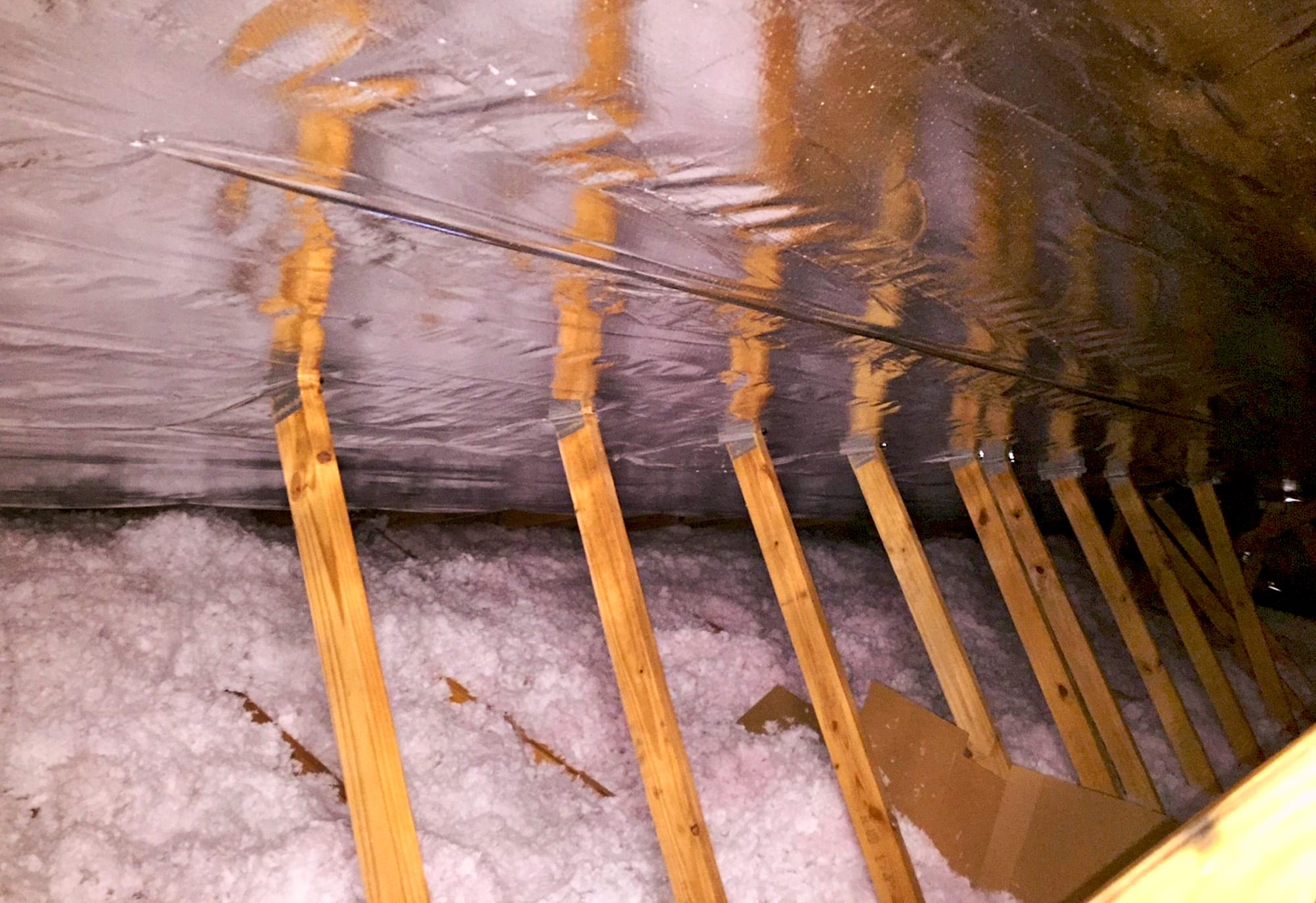 thumbnail image 2 of 1000 Sq Ft Heavy Duty RF Shield Radiant Barrier – Attic Reflective Insulation Roll 2 of 2