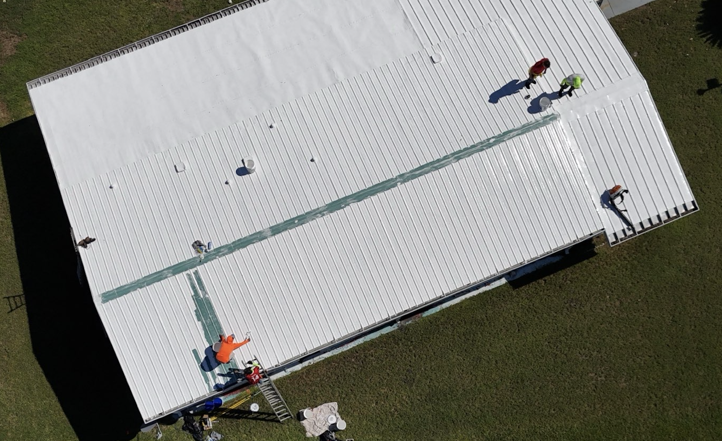 Metal Roof coating after 2